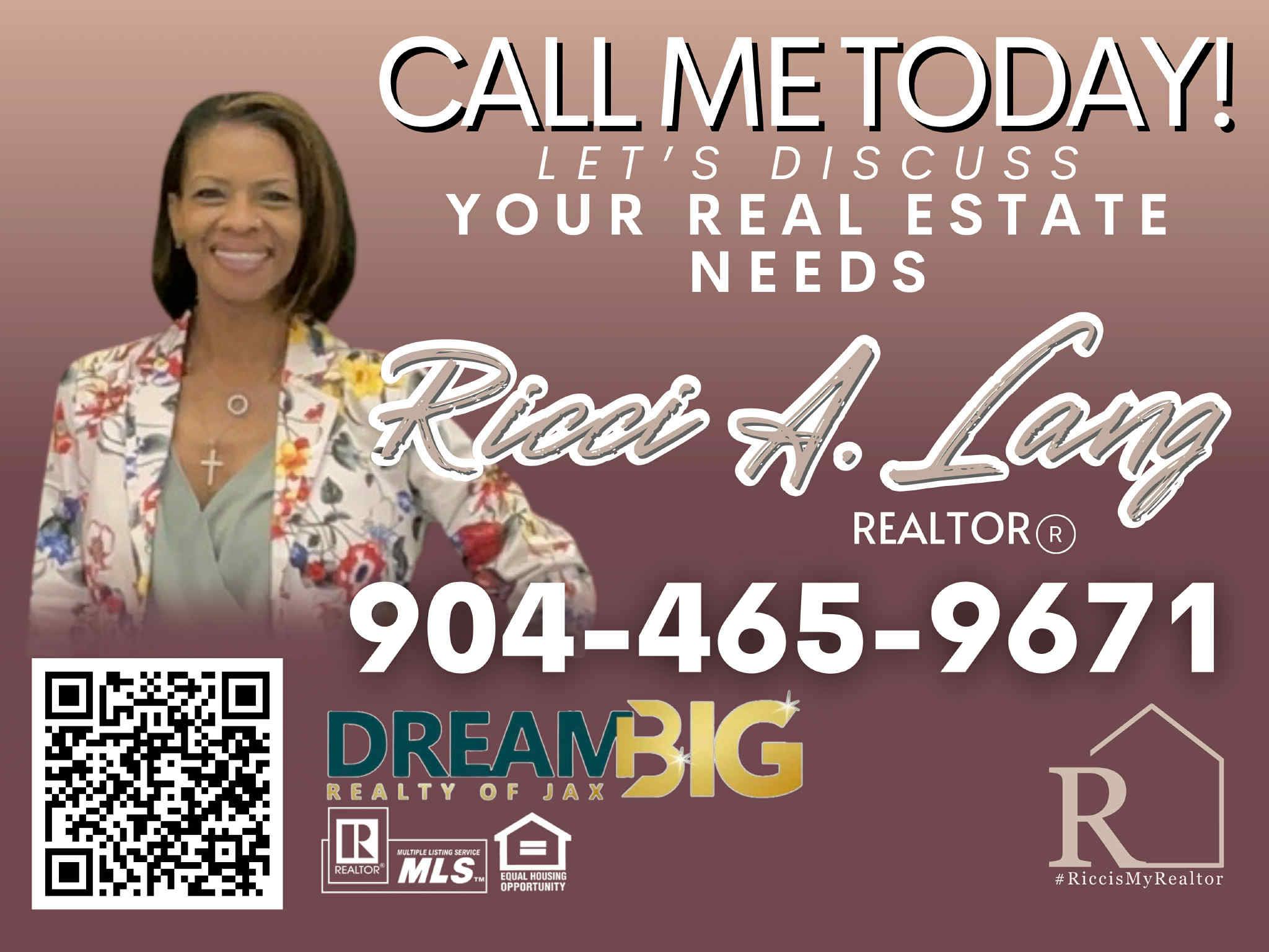 Ricci A. Lang, Realtor | Jacksonville FL