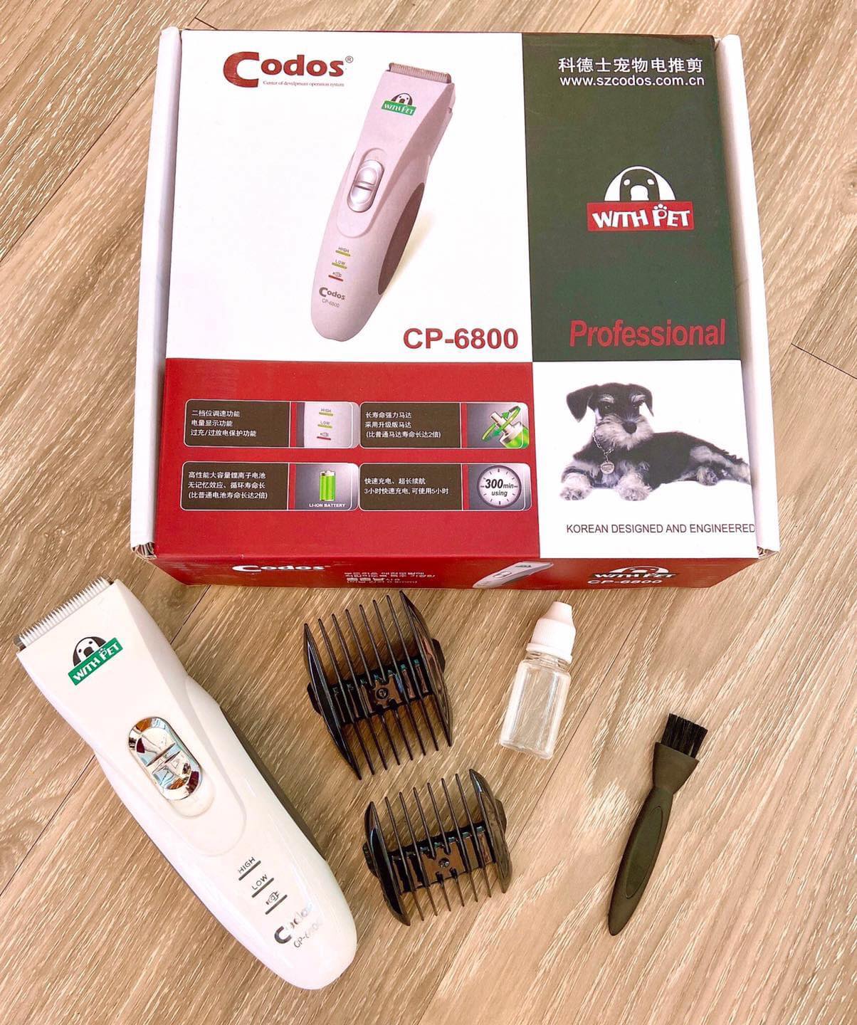 MÁ - ‼️‼️ TÔNG ĐƠ CAO CẤP 😍😍 CODOS CP-6800 Tông đơ : máy siêu êm ...