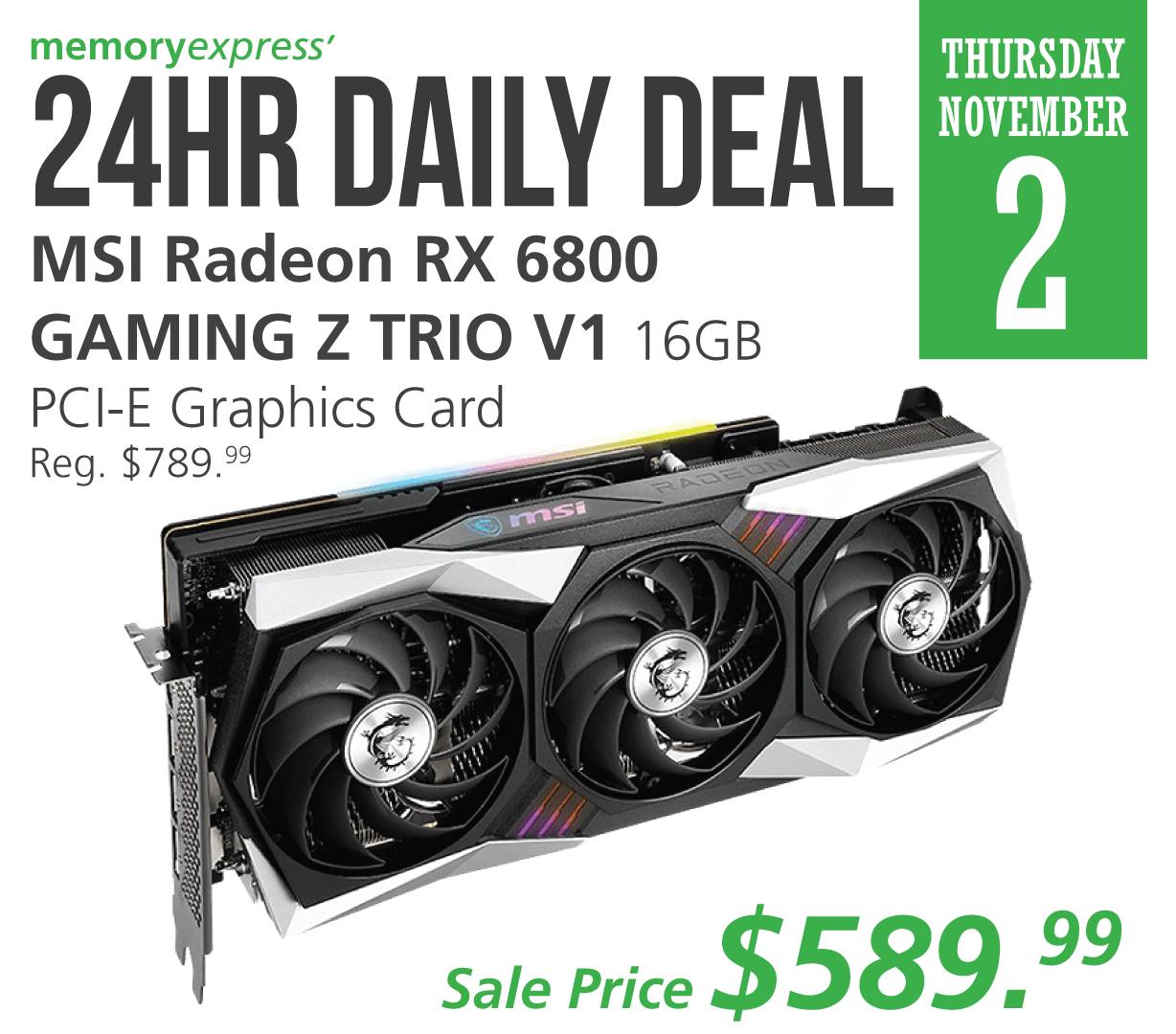 The MSI Radeon RX 6800 XT Gaming X Trio has the best cooler out of 
