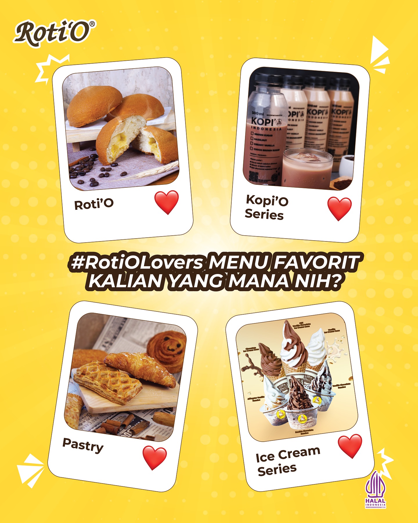 Roti'O - Dari menu Roti’O diatas, mana nih yang jadi menu...