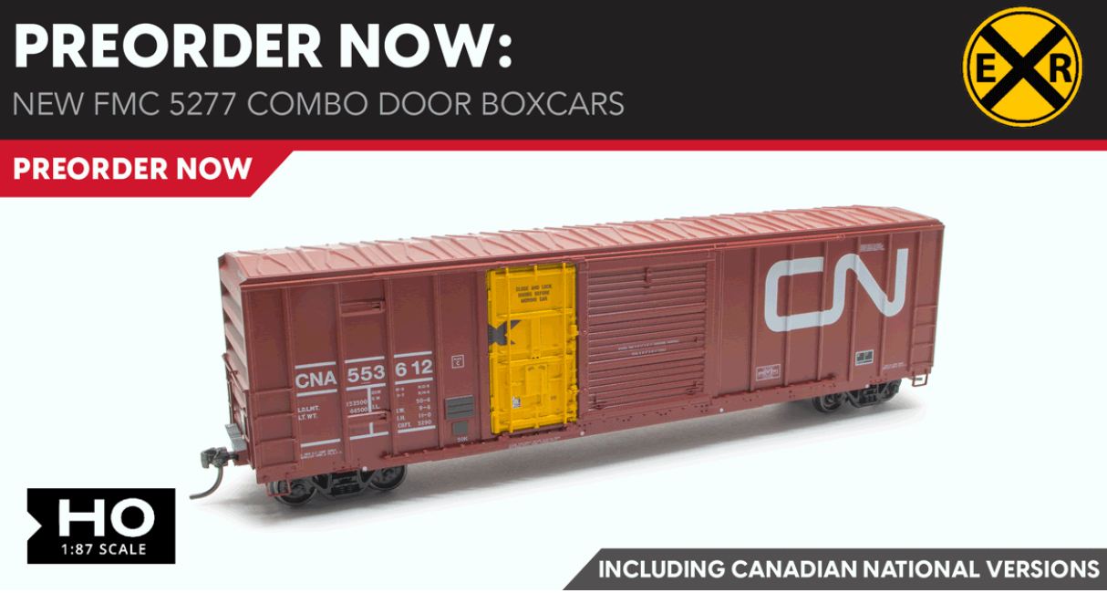 ExactRail FMC 5277 Combo Door Box Car