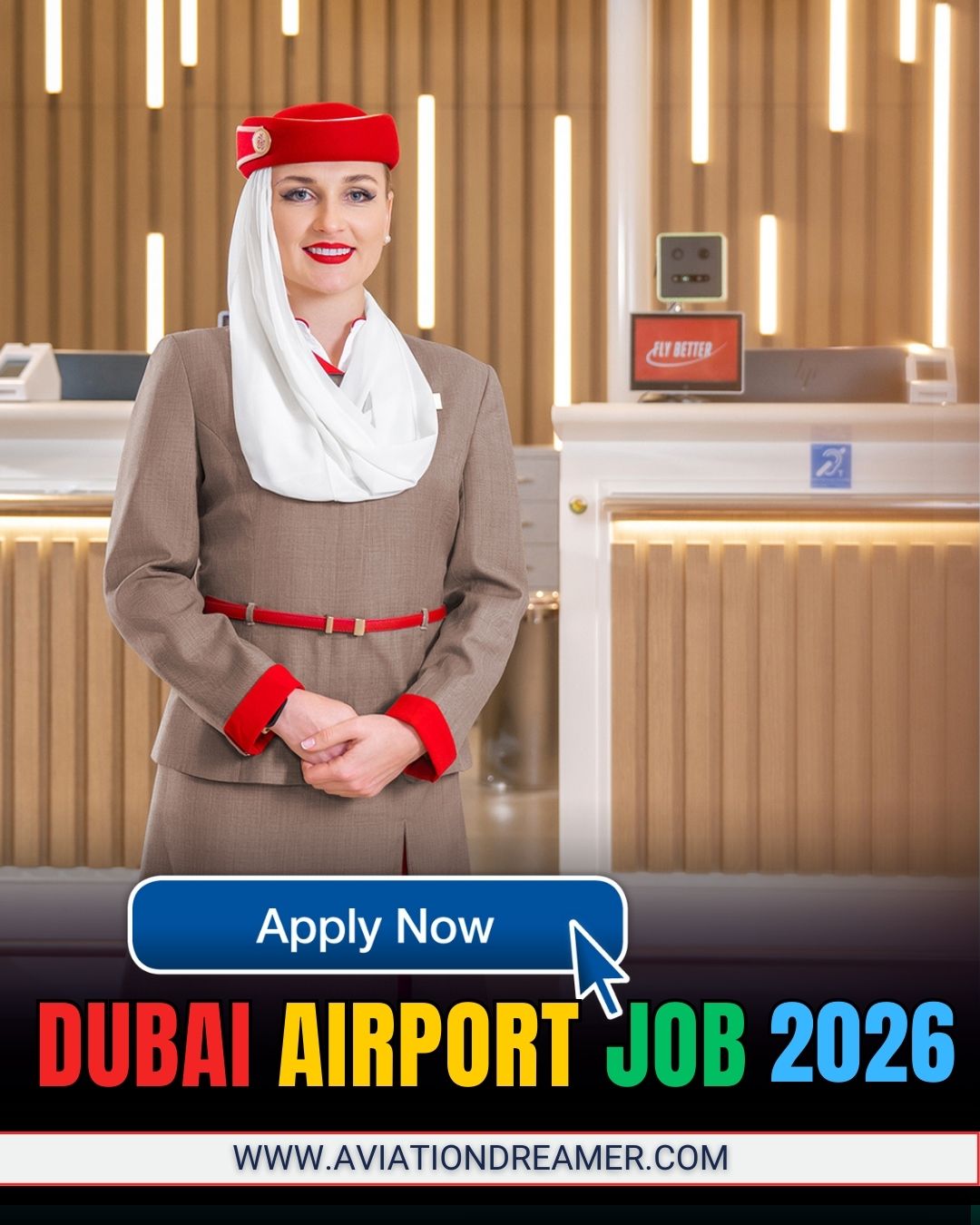 Aviation - Dubai Airport Jobs for 10th Pass freshers in January 2026 ...