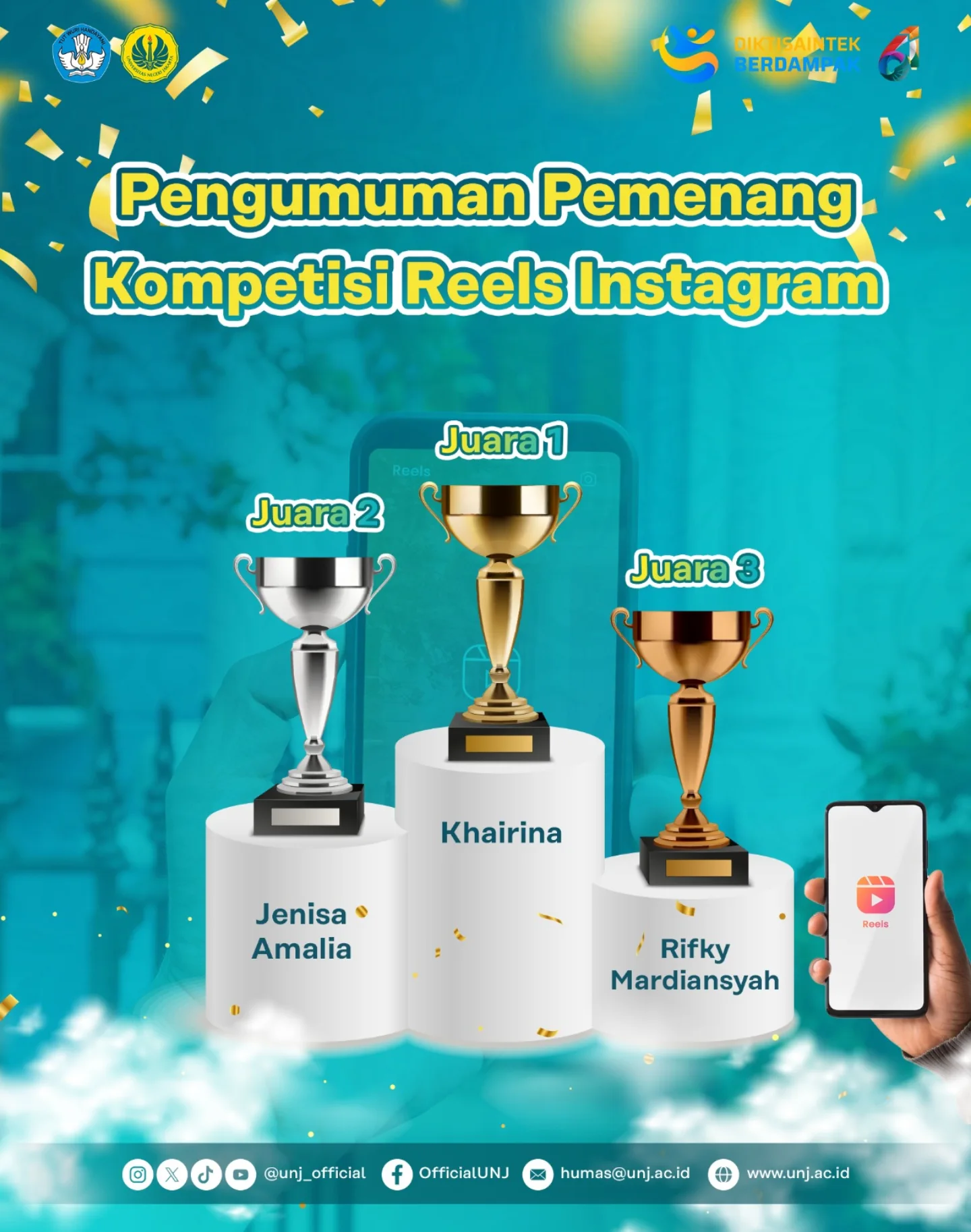 🎉 Selamat kepada Para... - Universitas Negeri Jakarta - UNJ | Facebook