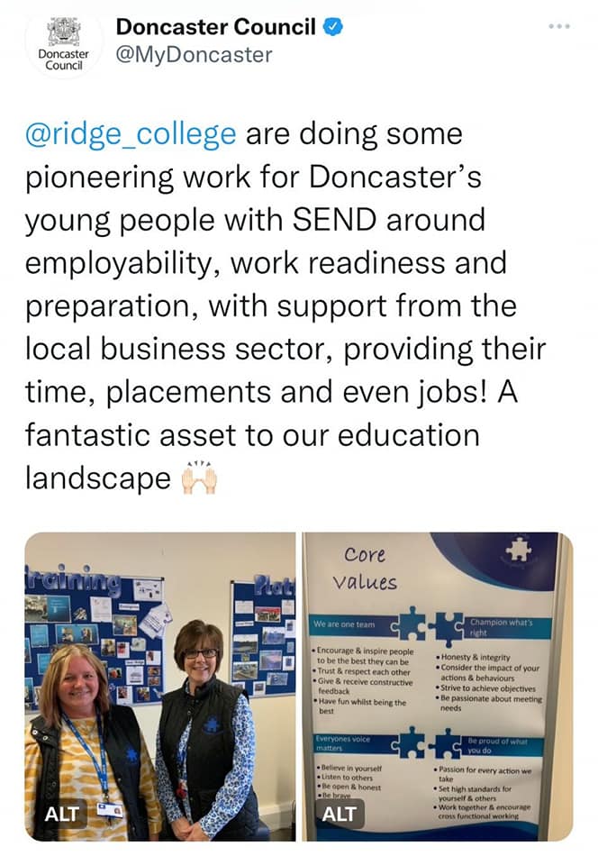 The Ridge Employability... - The Ridge Employability College