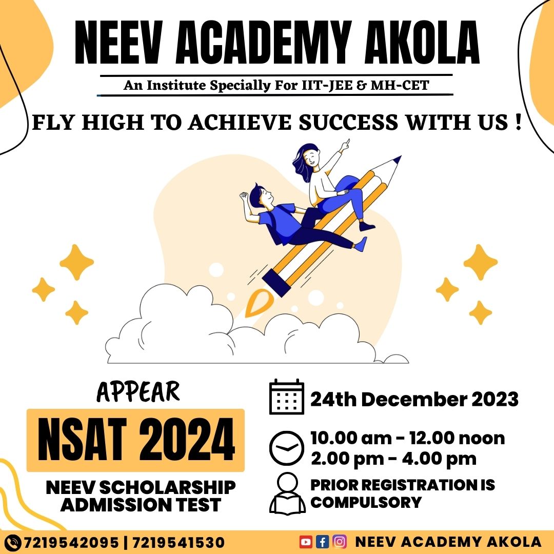 Calling all Class 10th students! 📚 - NEEV Academy Akola