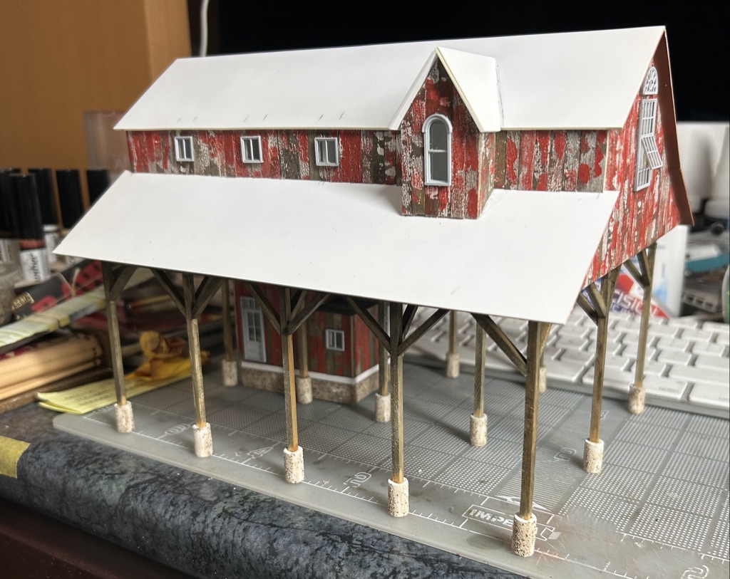 Weathering - The roof walls are also .040
