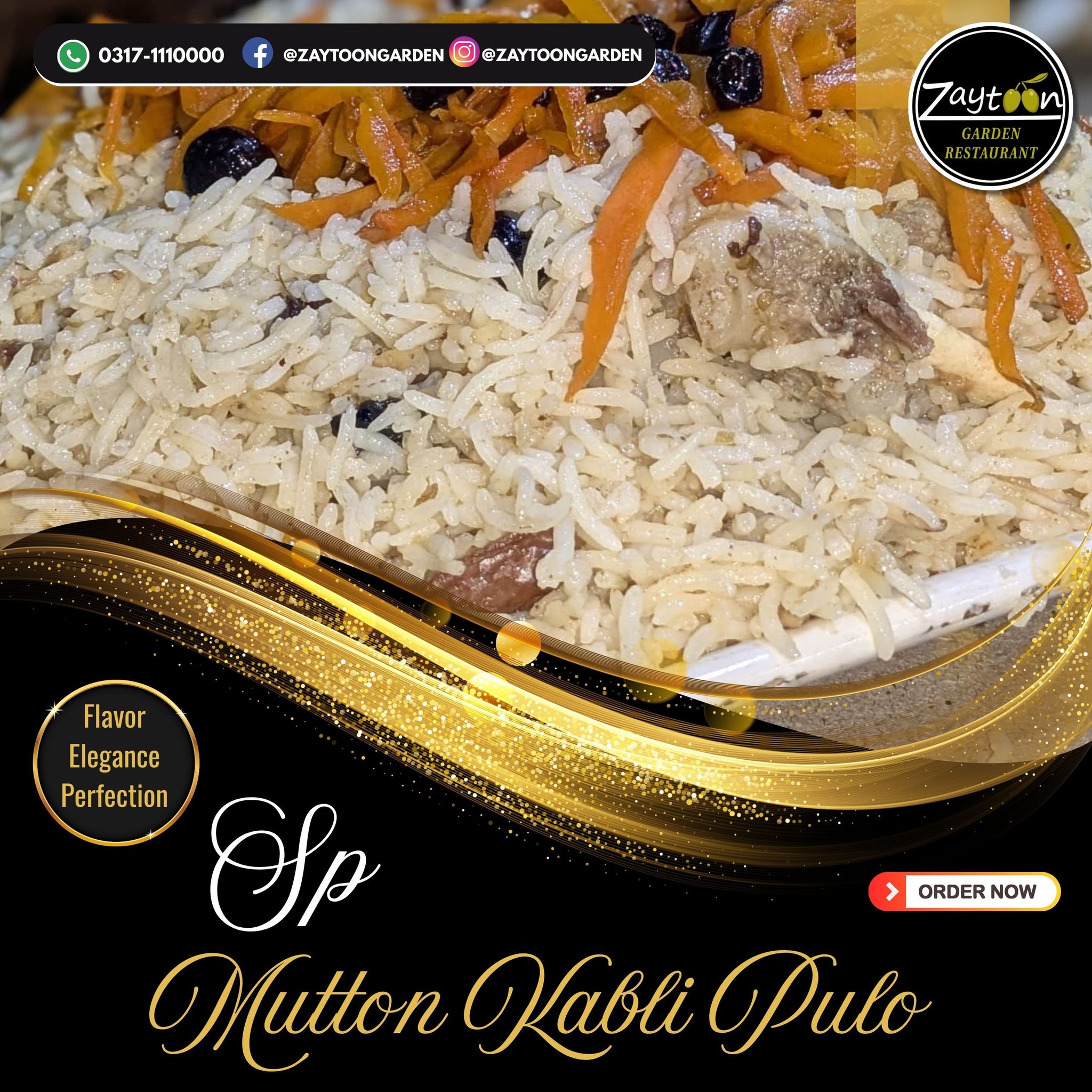 Zaytoon - 🍛🐐 Mutton Kabli Pulao – A Royal Taste from Kabul! 😍 Aromatic ...