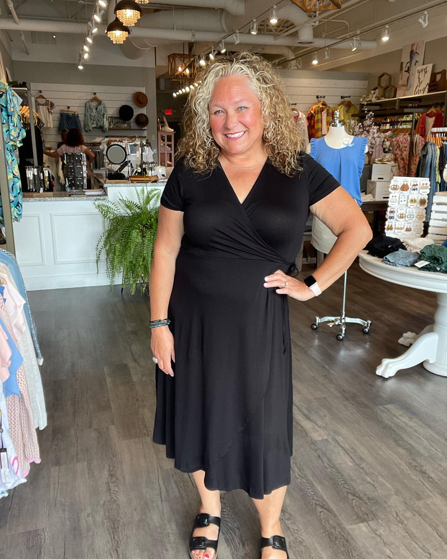 crochet flare sleeve dress Feeling Fine Knit Bell-Sleeve Mini Aqua Blue / L silhouette:Dark inspired touch to this Color:782 Ladies Dresses Evening Gowns