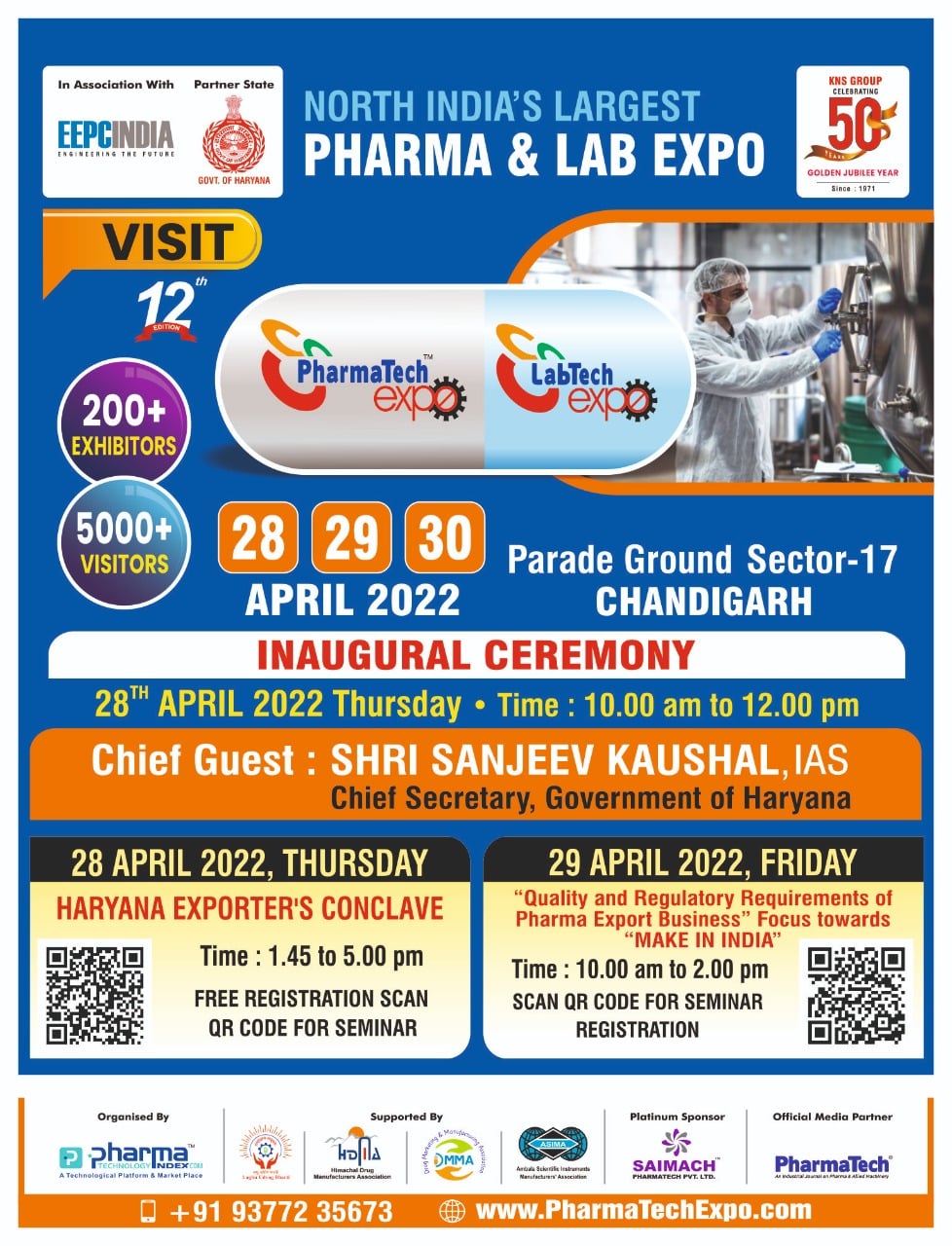 PharmaTech Expo - 💫😊Welcome, all to Chandigarh. 👉The... | Facebook