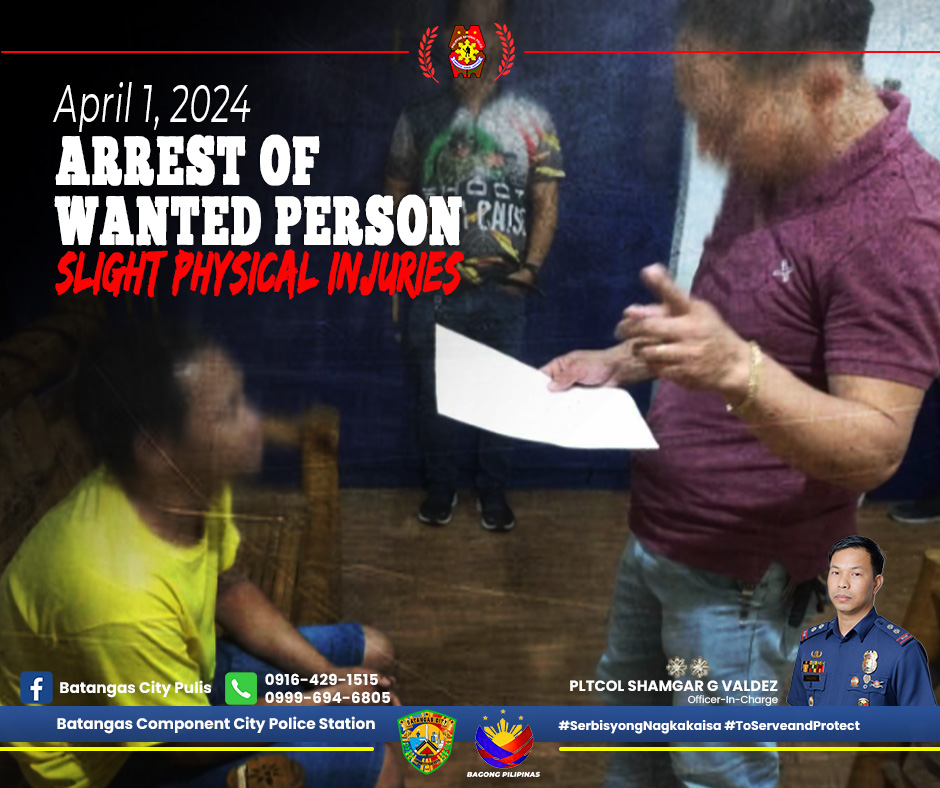 PRESS RELEASE PNP – BCPS News... - Batangas City Pulis
