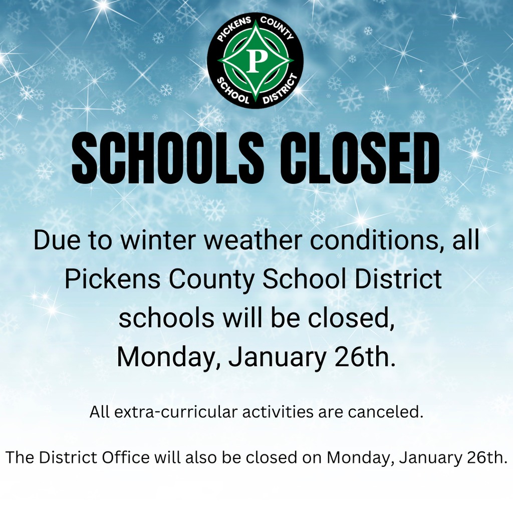 School Closure Notice -... - Pickens County Schools - GA | Facebook