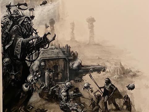 BASE SHOPリミテッドプレイマットvol.2 -五老星- Warhammer 40k art from 2003 for auction