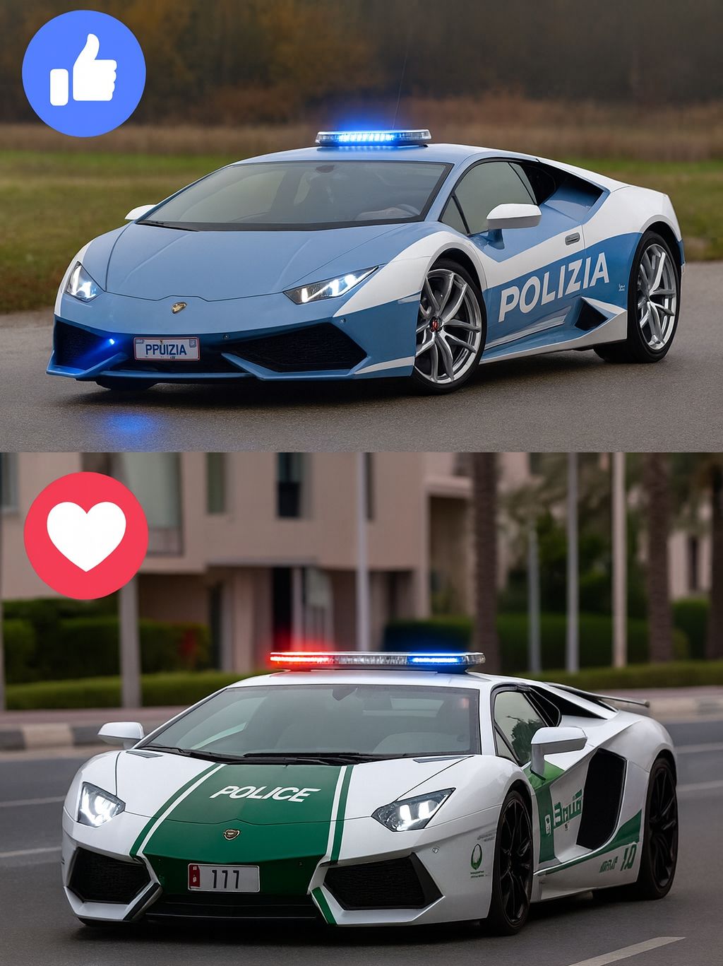 The 2028 Lamborghini Police Car