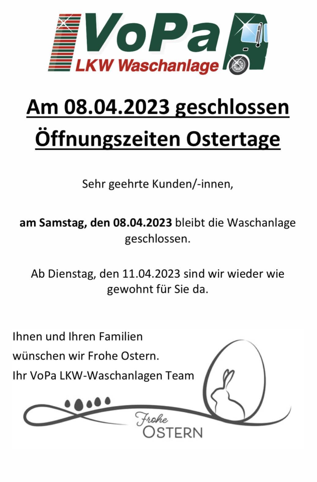 Vopa LKW Waschanlage | Paderborn