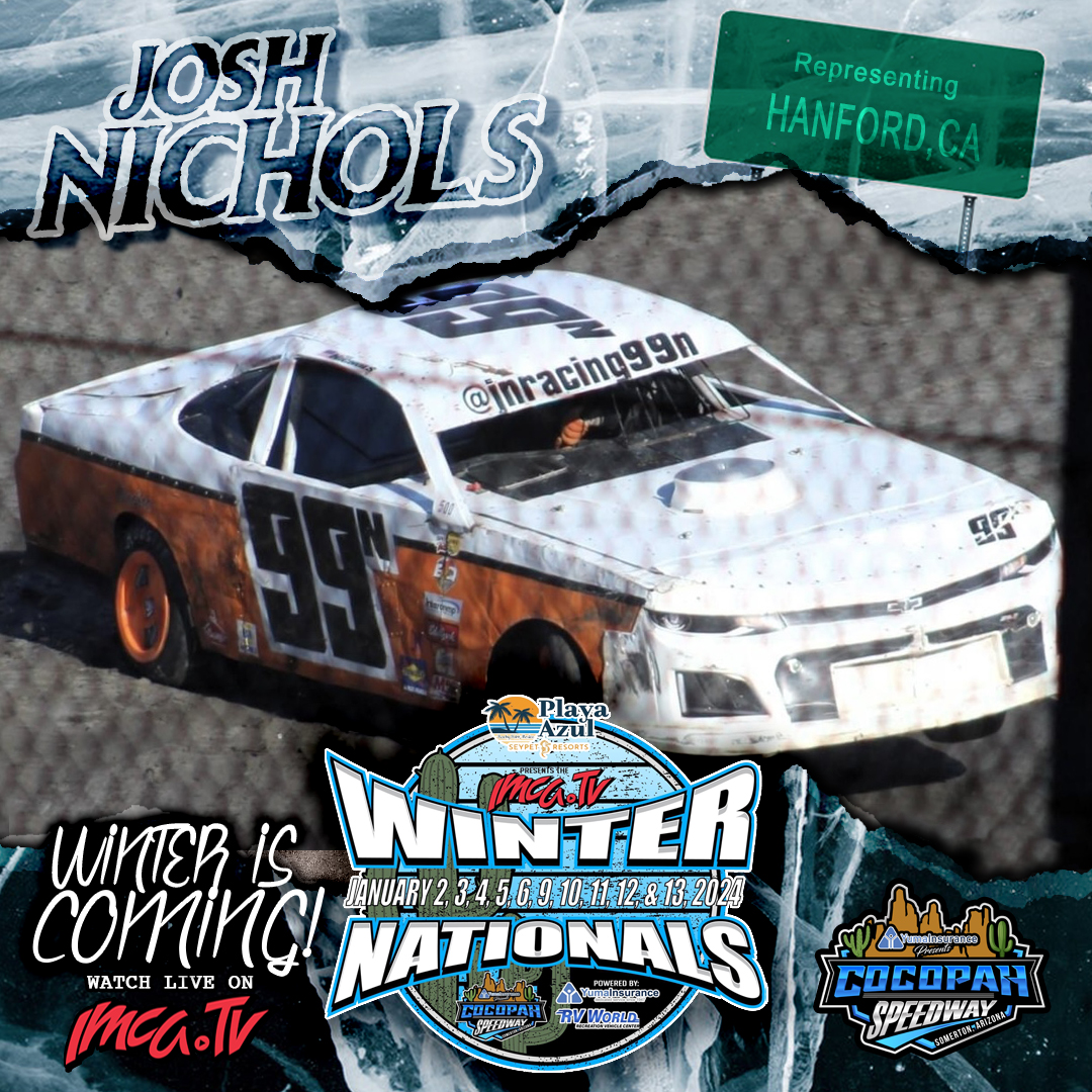 IMCA - ️ WINTER IS COMING! ️ 🏁 Josh Nichols 🇺🇸 Hanford, California 📺 ...