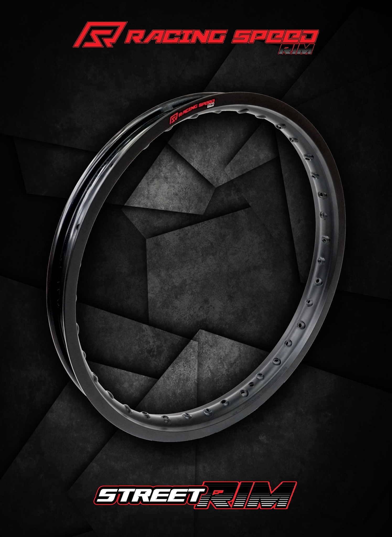 RacingSpeed - ล้อ Racing Speed Rim Steet Black 🏁 ล้อสีดำ...