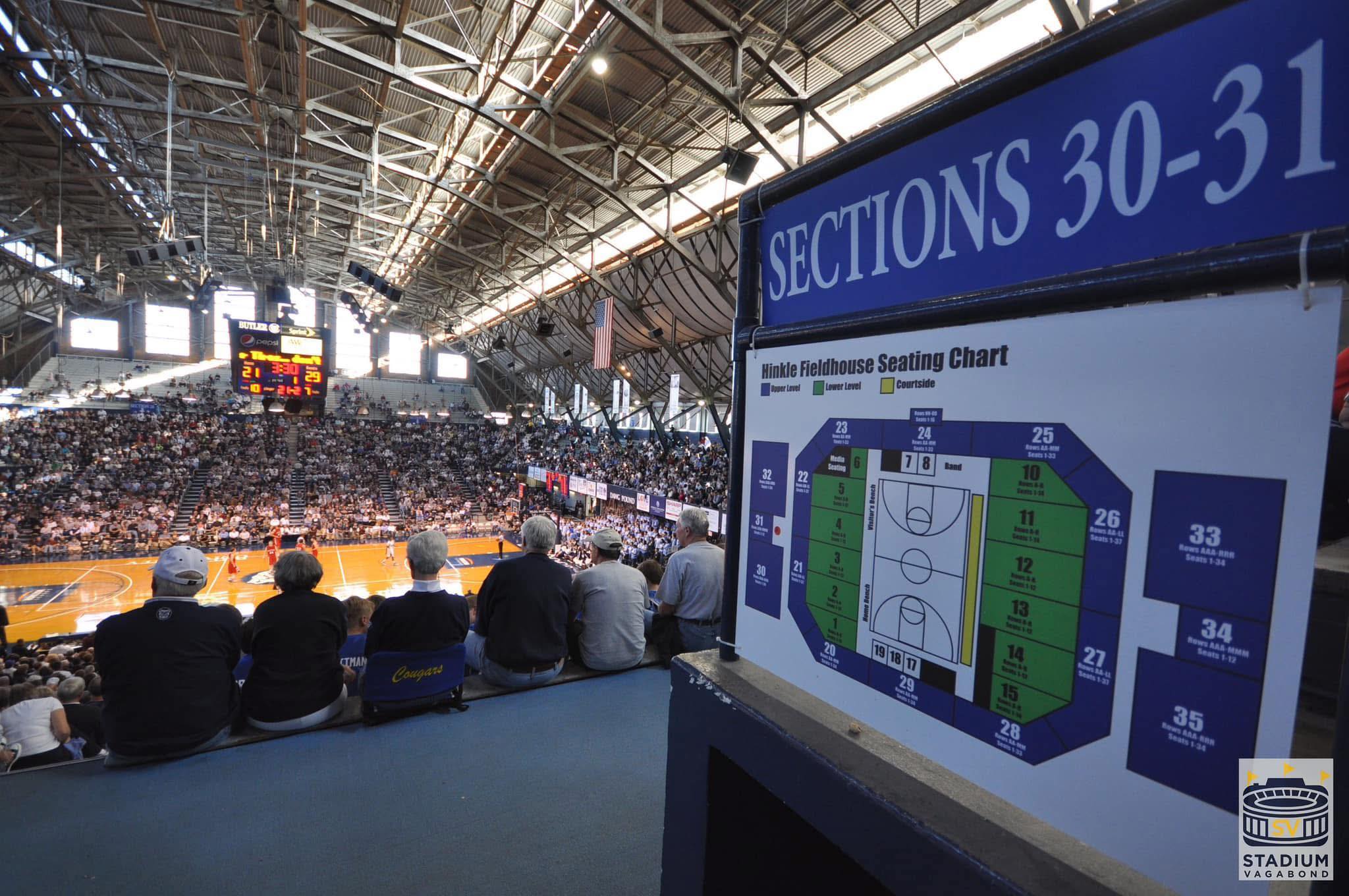 Stadium - Hinkle Fieldhouse, Indianapolis, IN circa 2003 & 2009 - Home ...