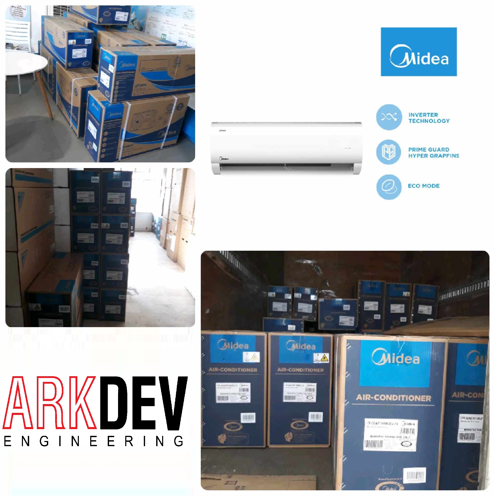 Successful delivery of Midea wall... - Arkdev Engineering