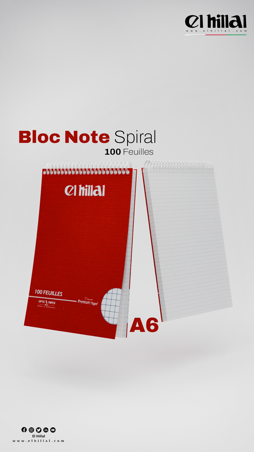Lot De 5 Blocs-notes 100 Feuilles - Format 7,4 X 10,5 Cm, Papier 80 G/m², Sans Chlore, Idéal Pour Notes Rapides Bloc Note A4