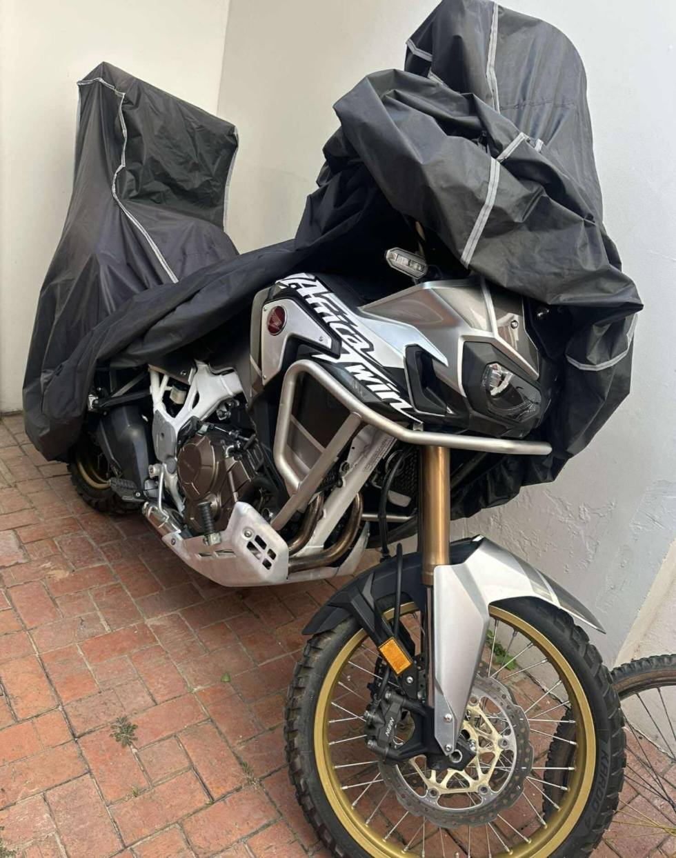 Cadre Pare-Chocs Moto Honda Africa Twin CRF1000L - Sac Latéral Réparation Outils Adventure