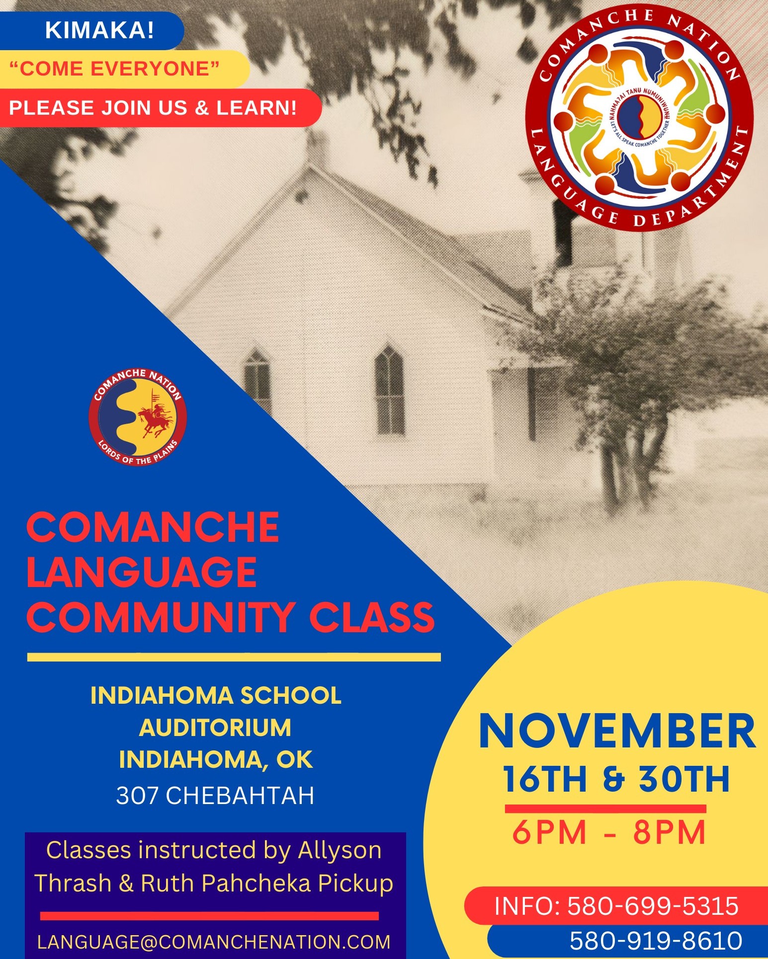 Keta unasuwatsitʉ!... - Comanche Nation Language Department