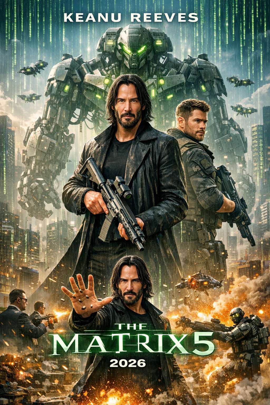 Online - 🎬 THE MATRIX 5 (2026) 🔴🔵💊 The simulation is fracturing, and ...