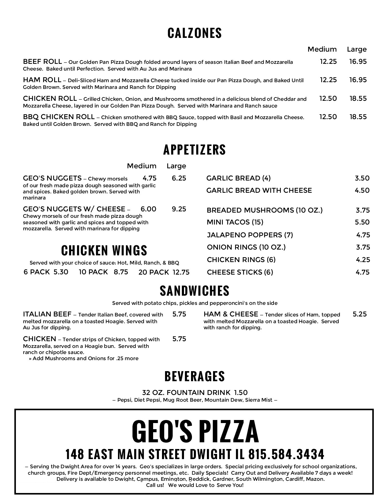 Geo's | Dwight IL