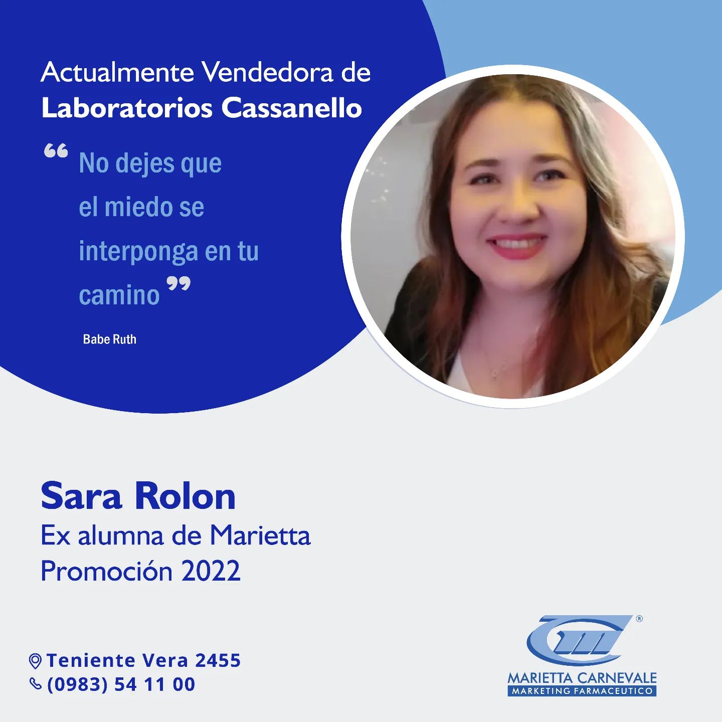 ️ Sara Rolon. 📌 Ex alumna de... - Marietta Carnevale | Facebook
