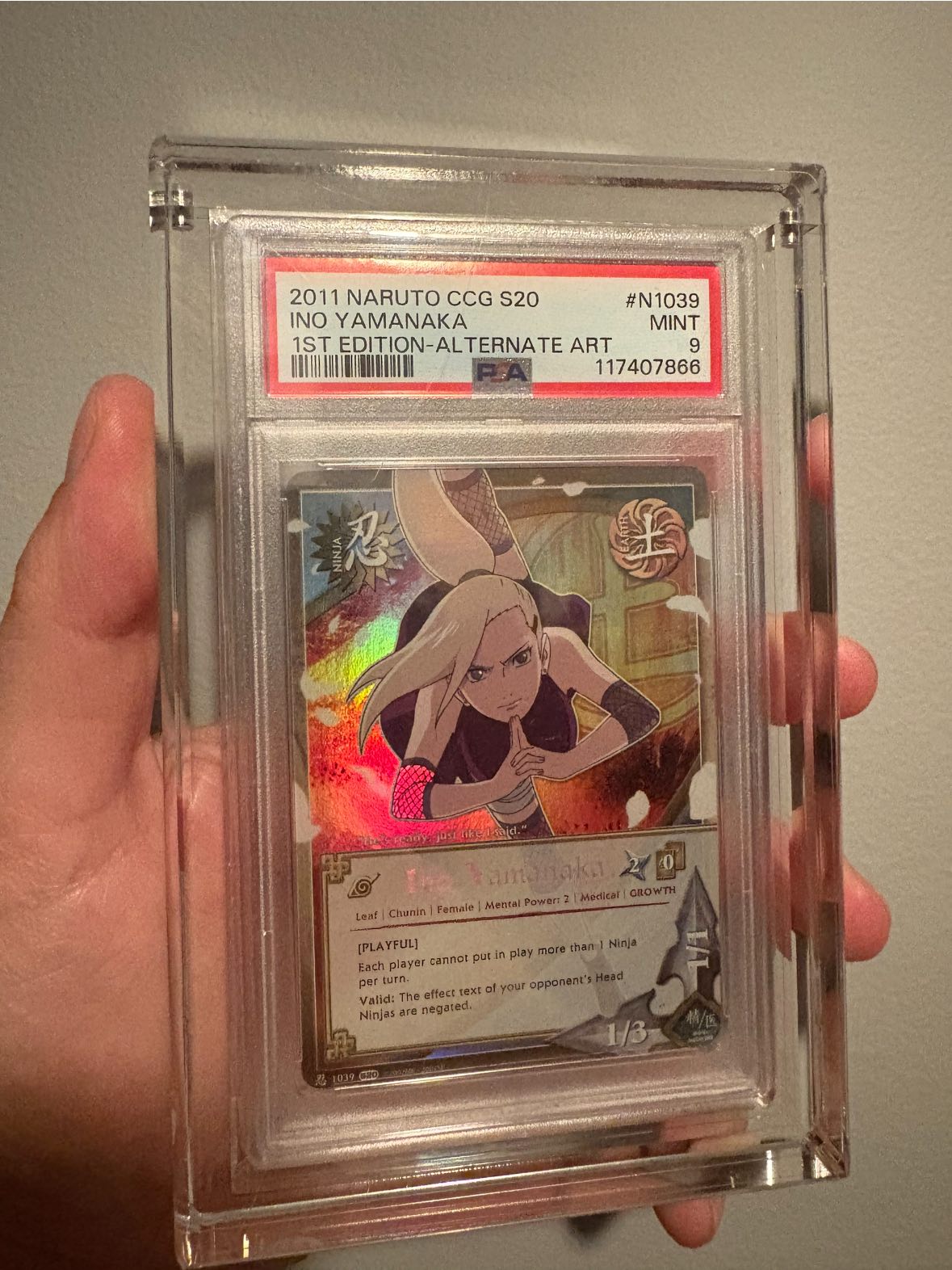 2009 Naruto Bandai CCG S14: Emerging Alliance #N607 Orochimaru 1st
