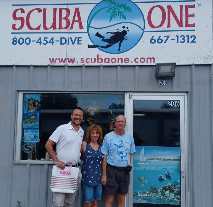 Scuba - Christopher Dobson, from the Jamaican Tourist Board, it was ...