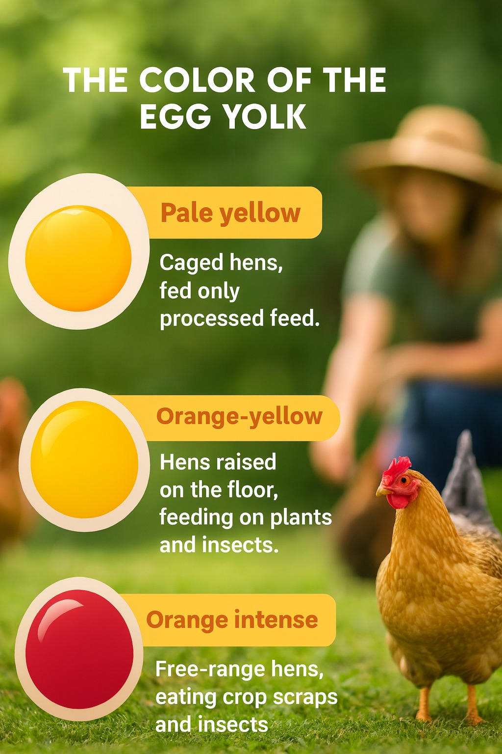 The Green - What the Color of an Egg Yolk Reveals (Fun fact: It all ...
