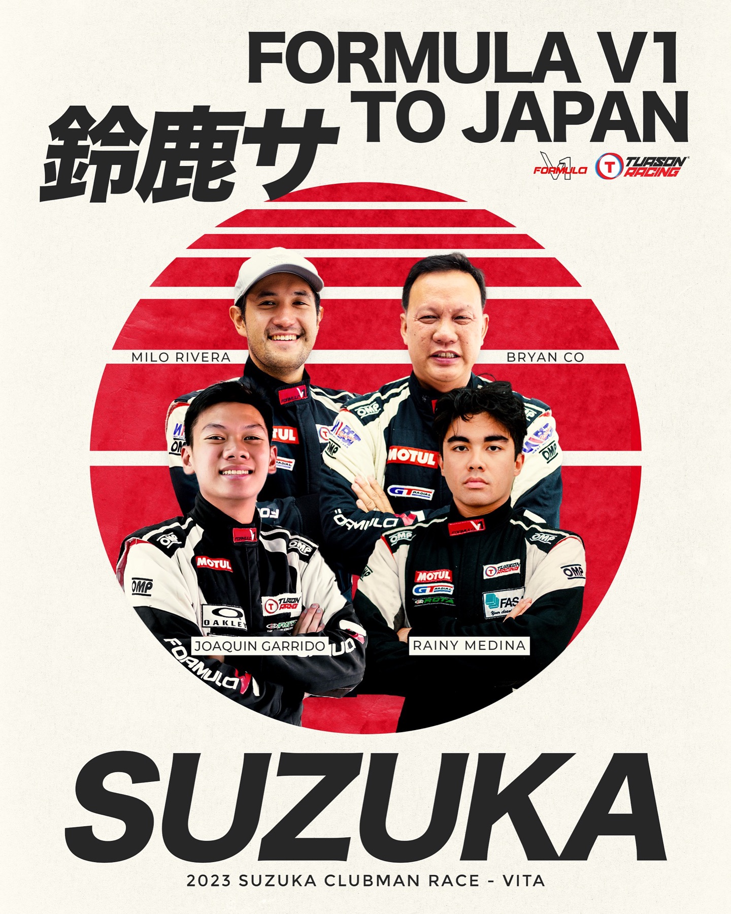 Tuason Racing - Filipino pride! 🇵🇭🙌 Get ready to cheer... | Facebook