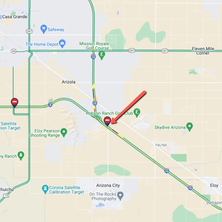 Arizona - 2:43 P.M. UPDATE: All lanes are now open. 🚧🚧🚧 *CLOSURE* I-10 ...