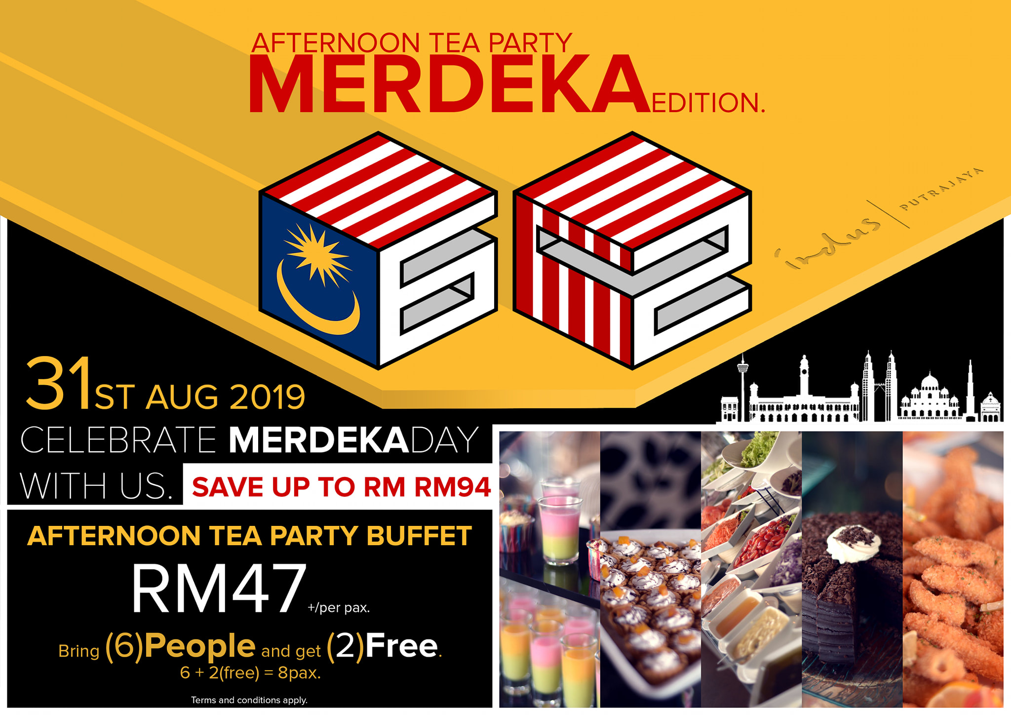 Merdeka Afternoon Tea Party... - BoraOmbak Marina Putrajaya