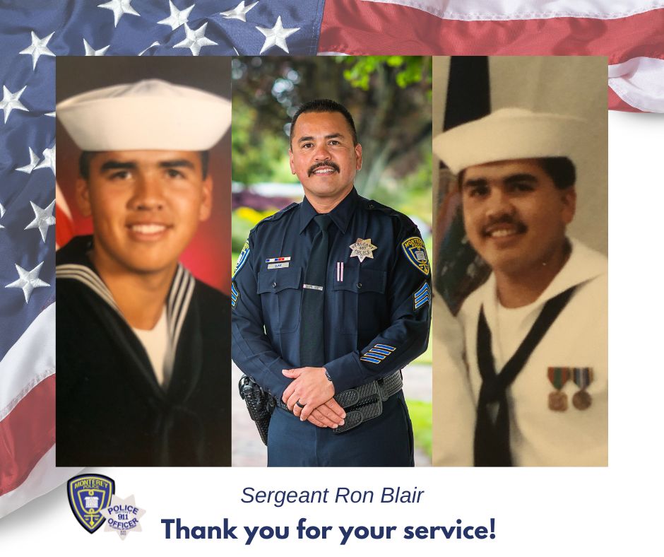 Monterey - Sergeant Ron Blair served in the U.S. Navy from 1987-1991 as ...