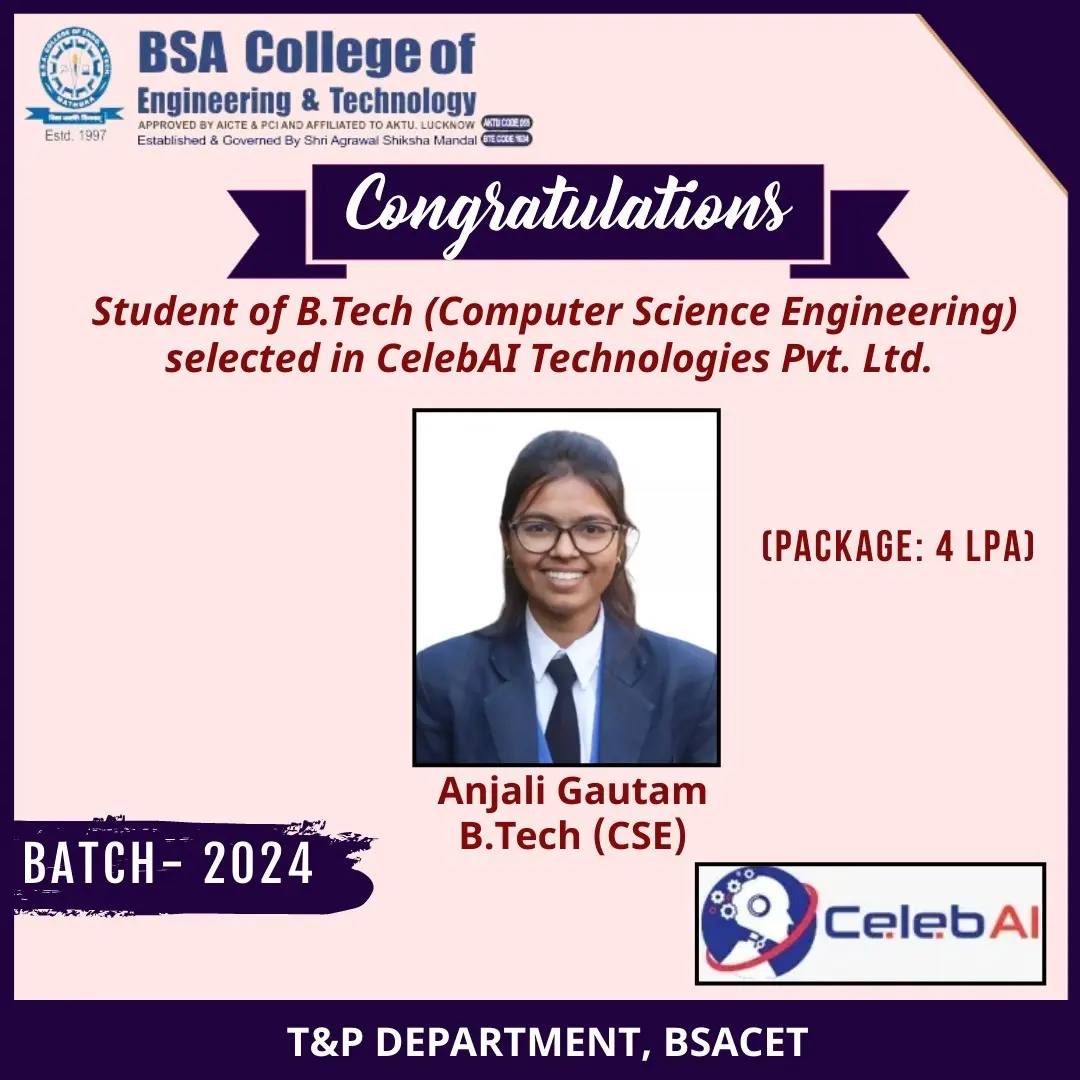 BSA College of Engineering & Technology, Mathura | Mathura