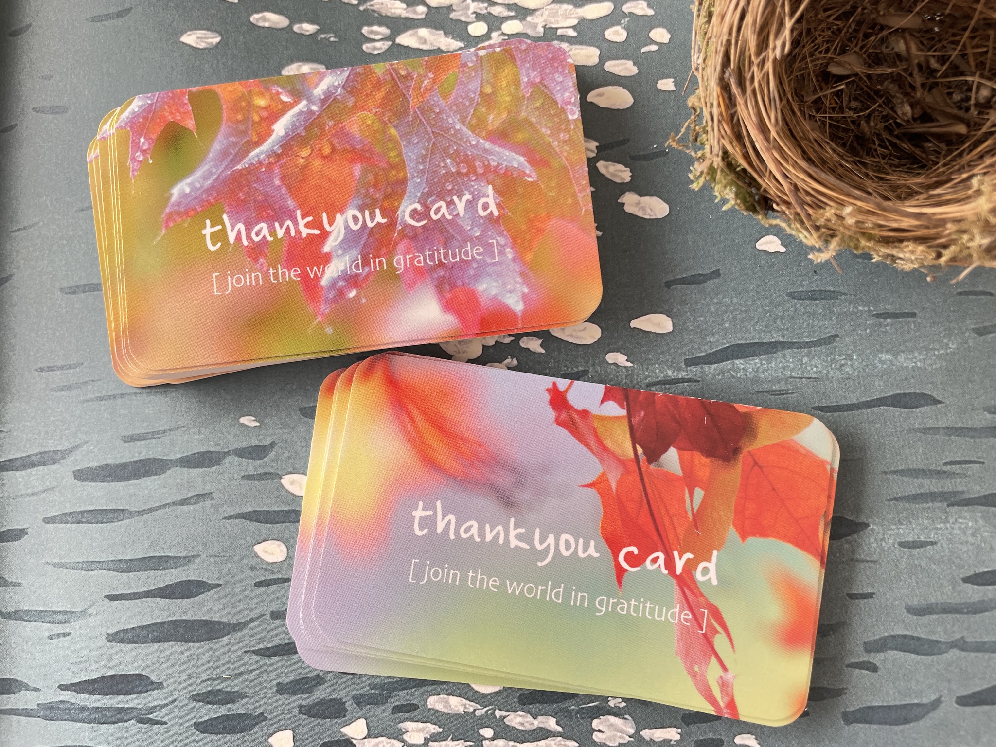 Thankyou - More free* Thankyou Cards are here! The cards are a 'tiny ...