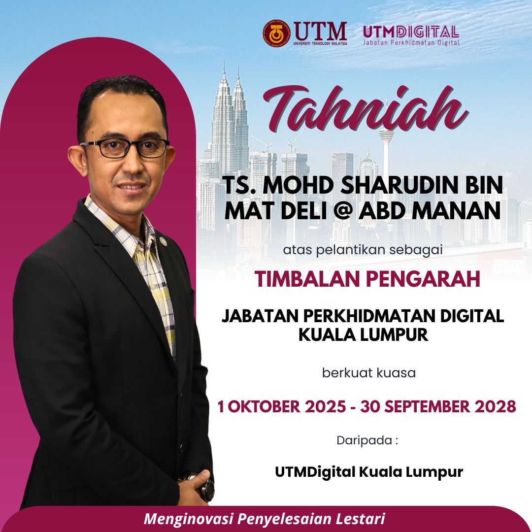 Pejabat Kualiti & Transformasi Digital, UTM Kuala Lumpur | Kuala Lumpur