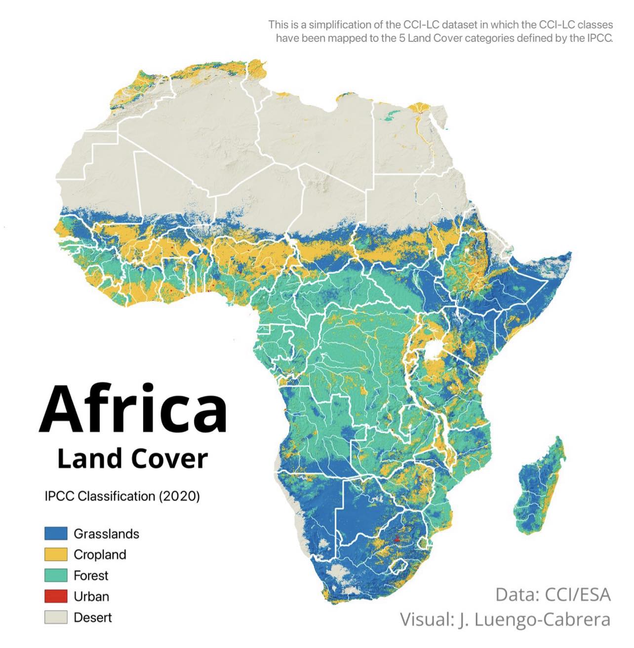 #Africa’s land coverage José... - Geopolitical Guy | Facebook