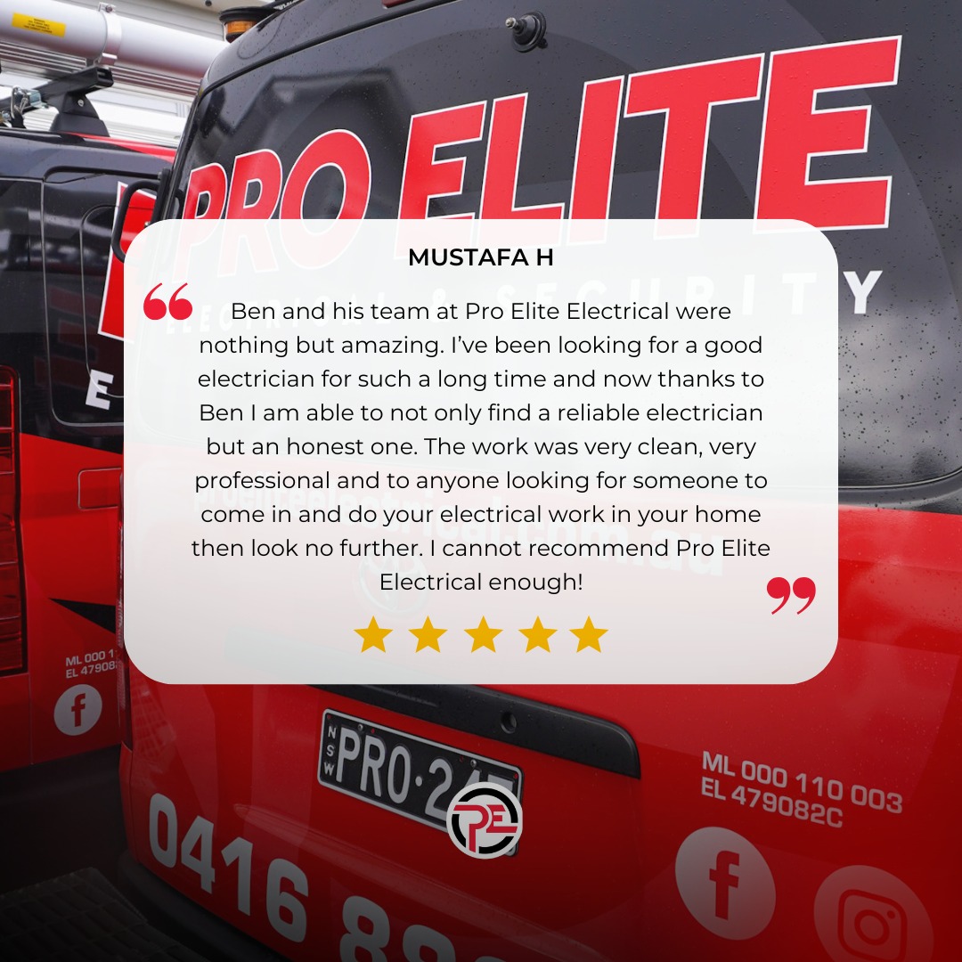 Thank you Mustafa!... - Pro Elite Electrical & Security | Facebook