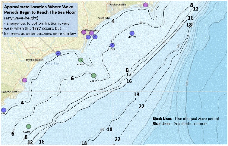 US - Mariners, surfers and others, here's a bathymetry map outlining ...