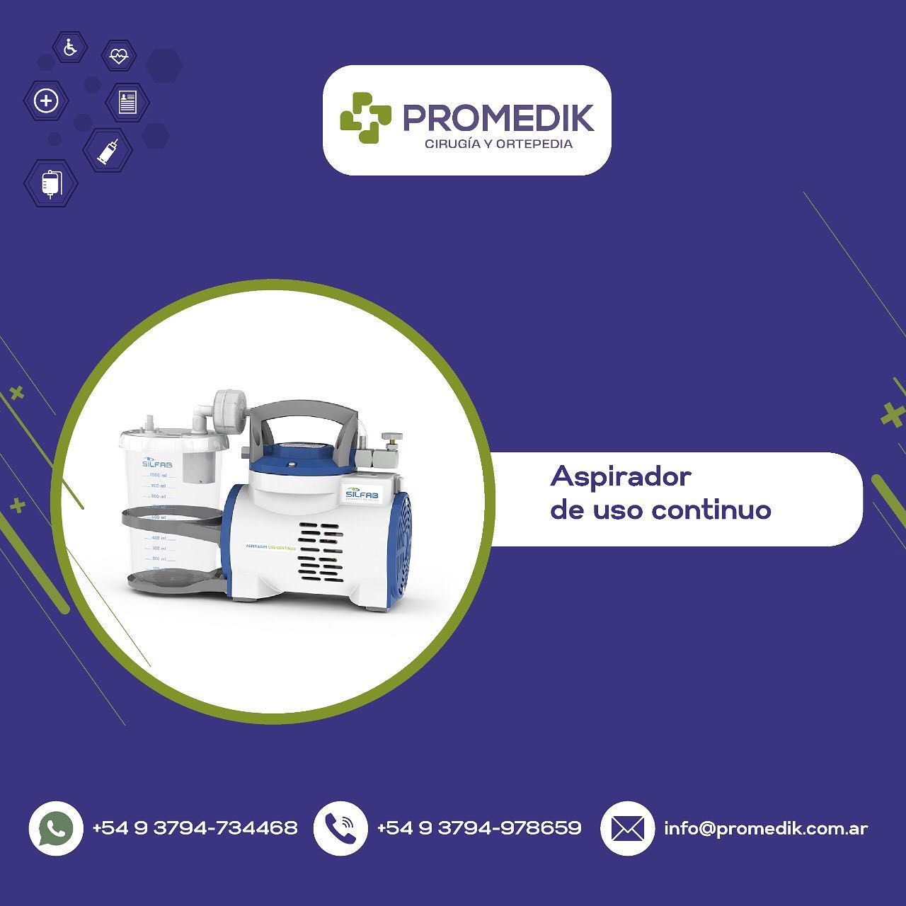 ¿Sabias qué contamos con aspiradores? 🤔... - Promedik Cirugía | Facebook