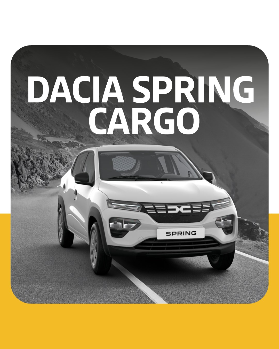 Autostriatto - Dacia Spring Cargo: la vettura che guarda...