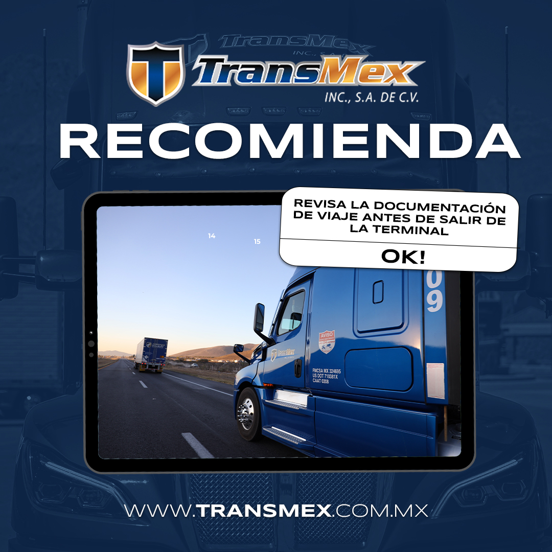 🚨 Antes de salir de la terminal,... - Transmex_Oficial