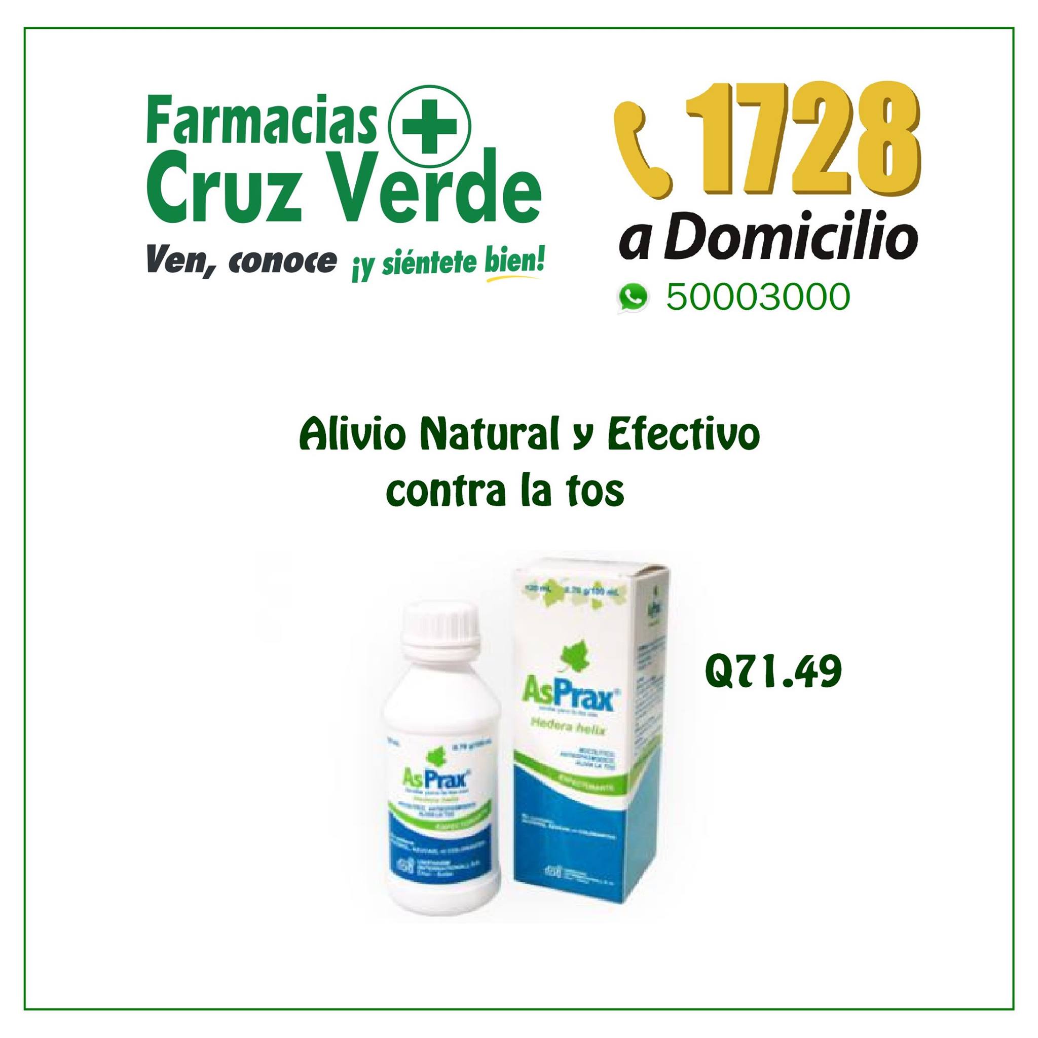 Antitusivo AsPrax Alivio... - Cruz Verde Guatemala