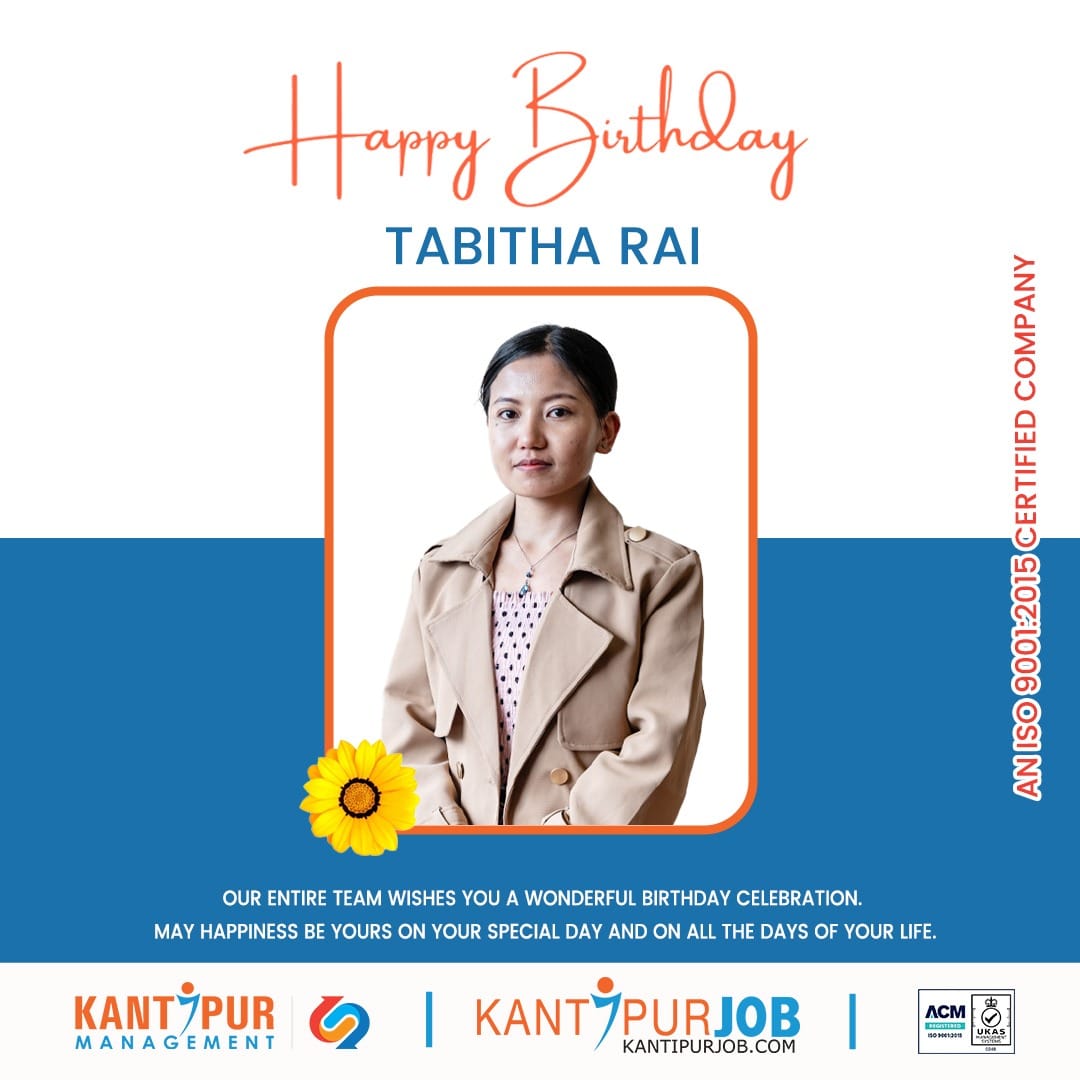 Happy Birthday! We... - Kantipur Management Private Limited