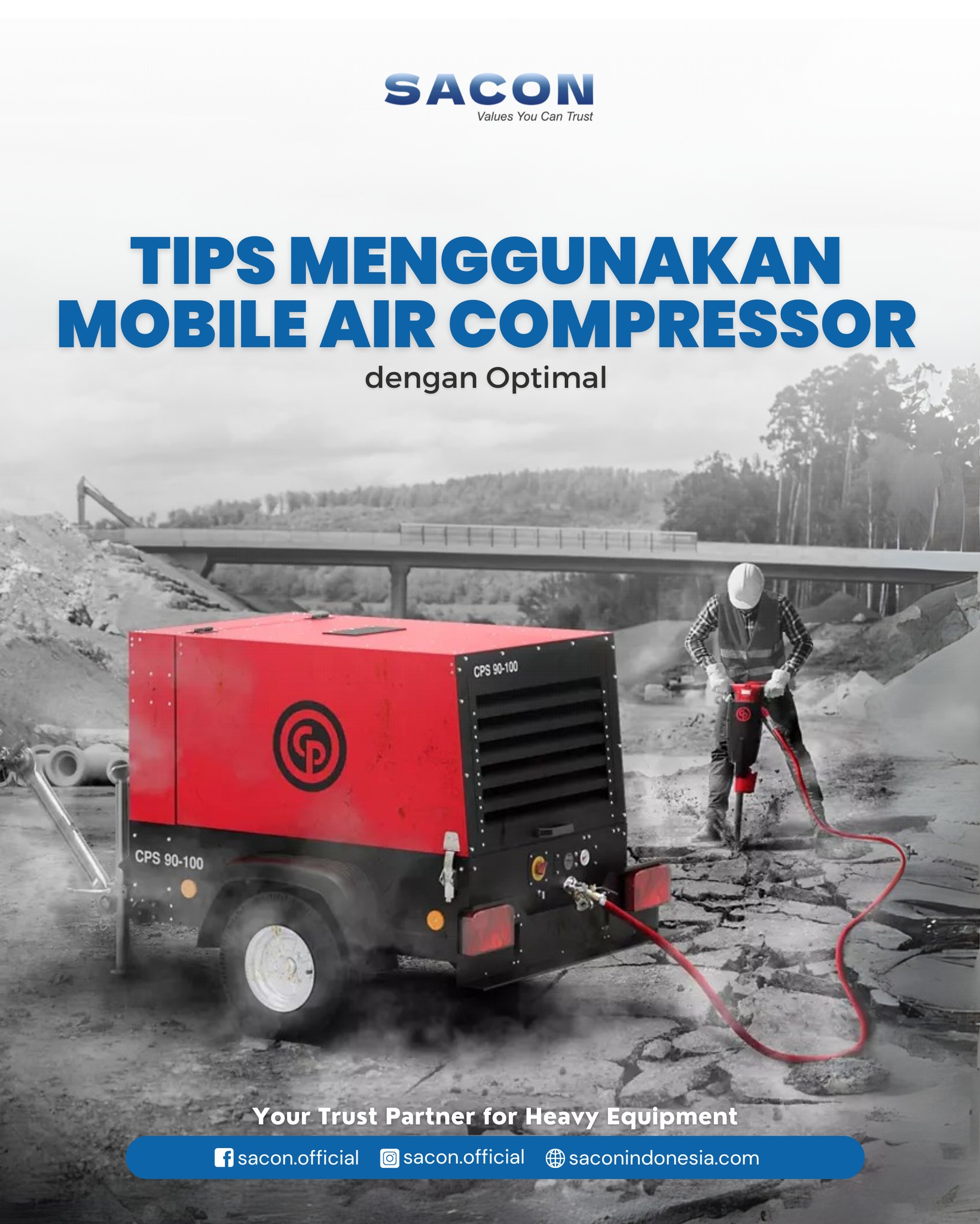 Sacon - Mobile air compressor adalah aset penting di berbagai proyek ...