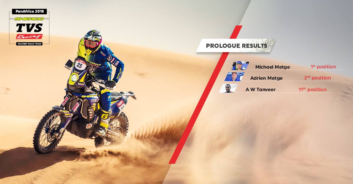 TVS Racing - Sherco TVS Factory Rally Team’s very own... | Facebook