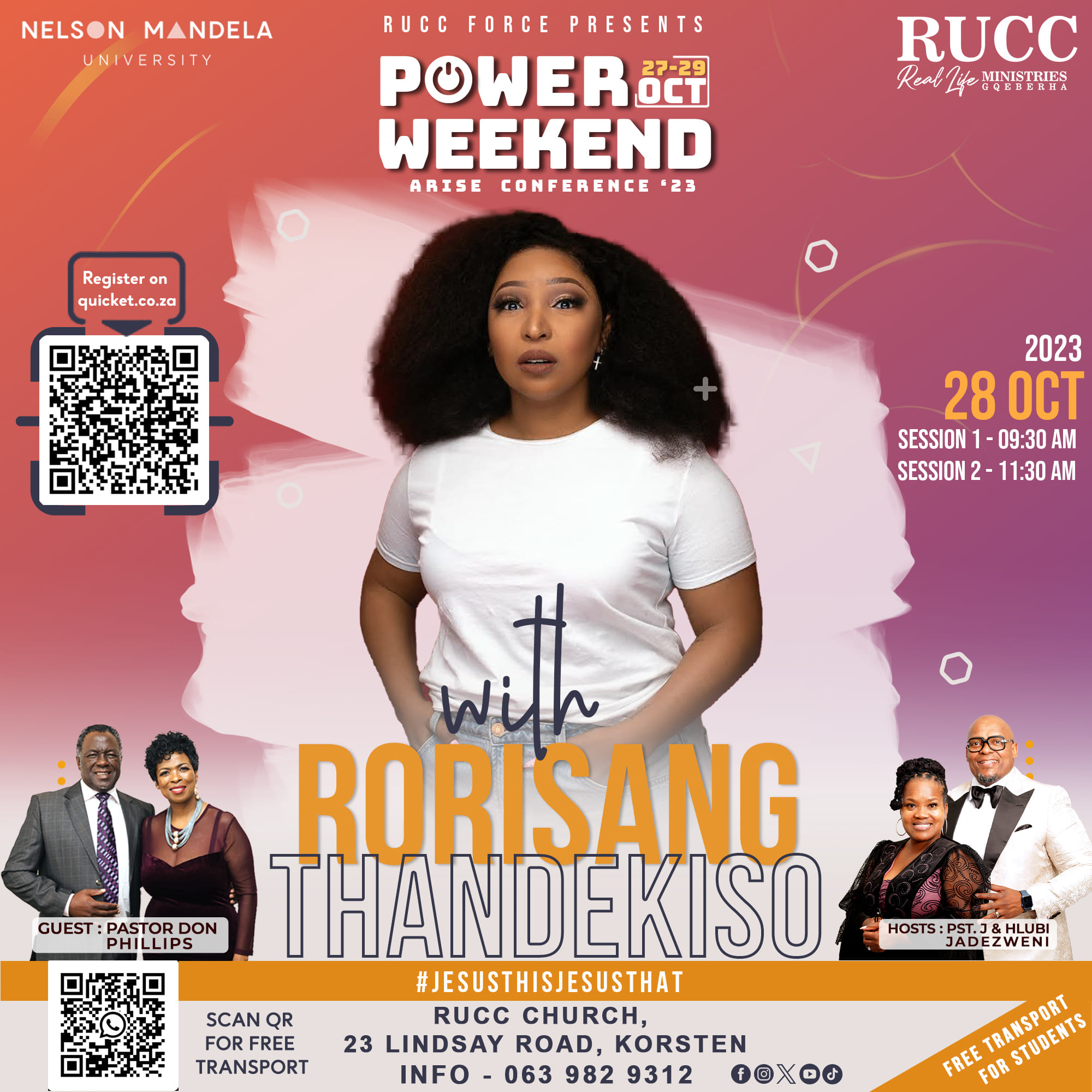 The Arise Power Weekend... - RUCC Ministries Gqeberha