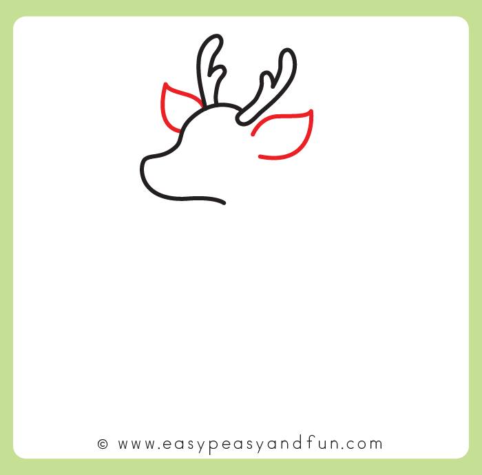 How to Draw a Reindeer – Step by Step... - Easy Peasy and Fun
